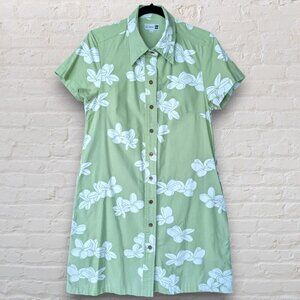 Sig Zane Paniau Dress in Light Green, Small